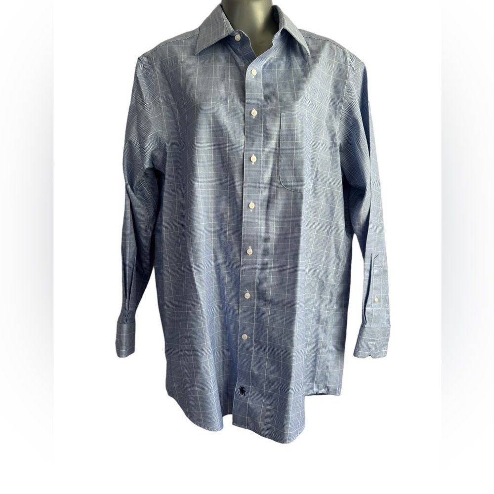 Hart Schaffer Marx Striped Long Sleeve Button Down Shirt • Size: 15 1/2 • Used